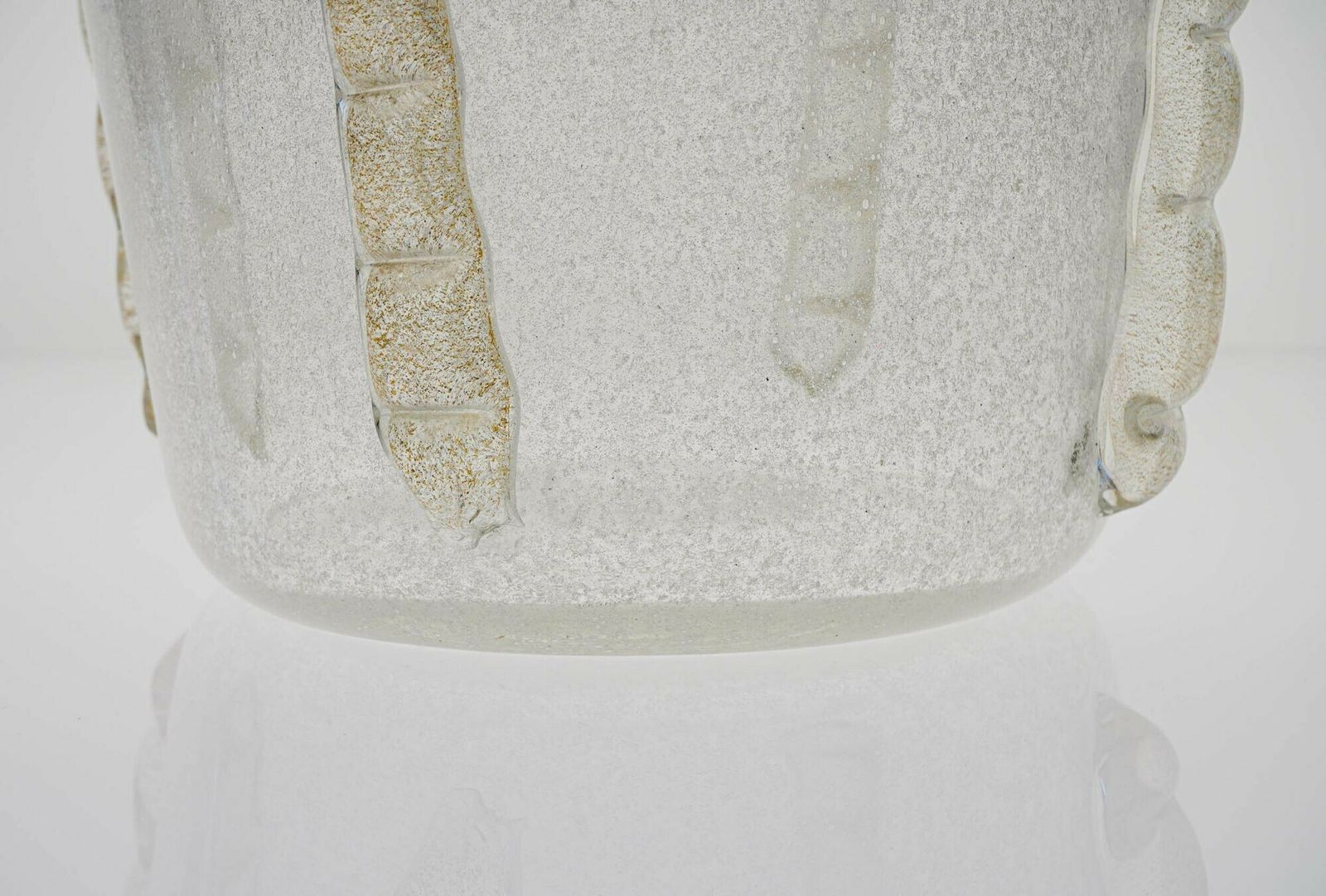Giant Vase Or Ice Bucket In Murano Glass, Barovier & Toso Style photo buy