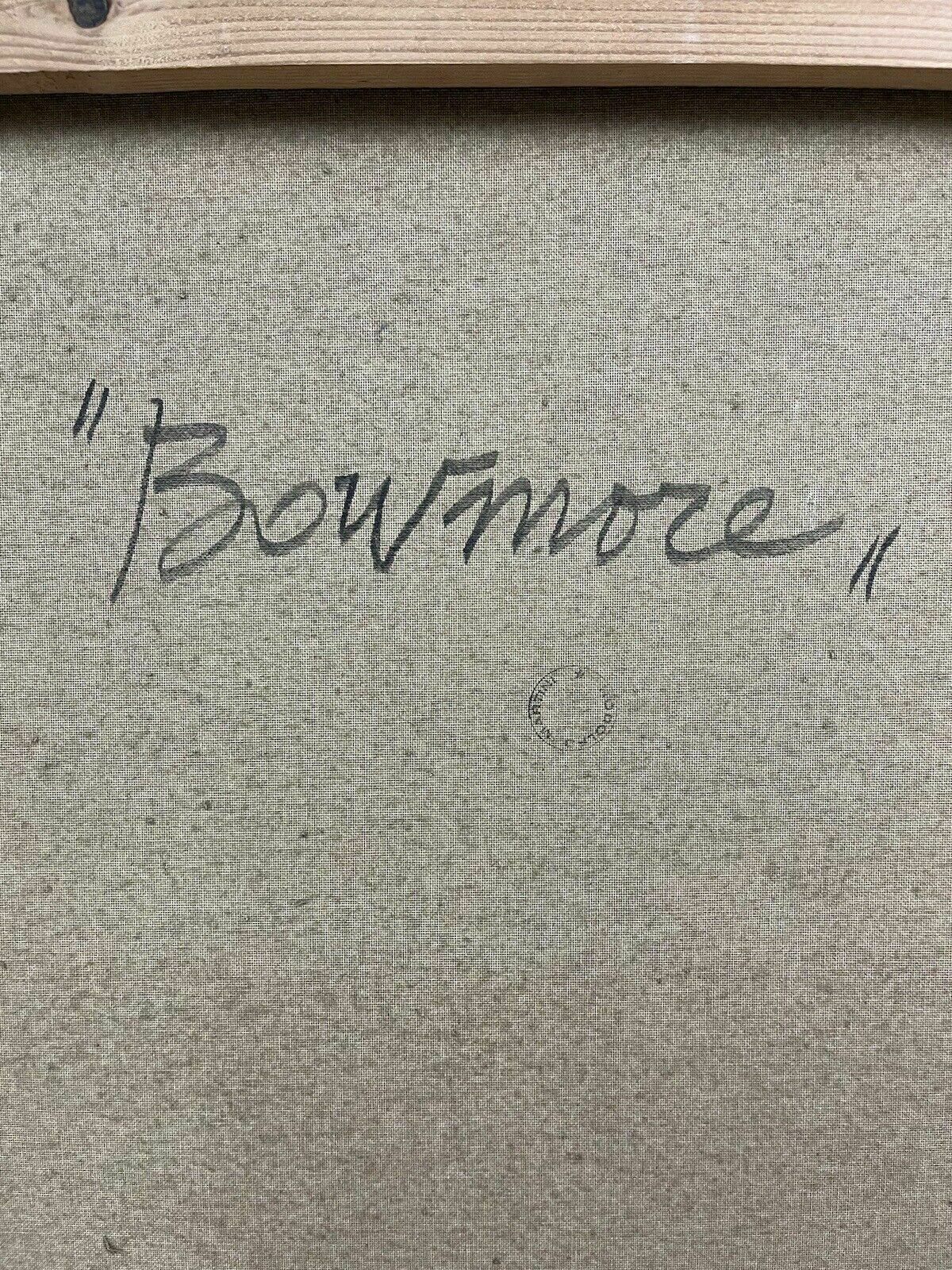 Art Abstract Painting Bowmore Oil On Canvas Rodolfo Martini 1987 photo