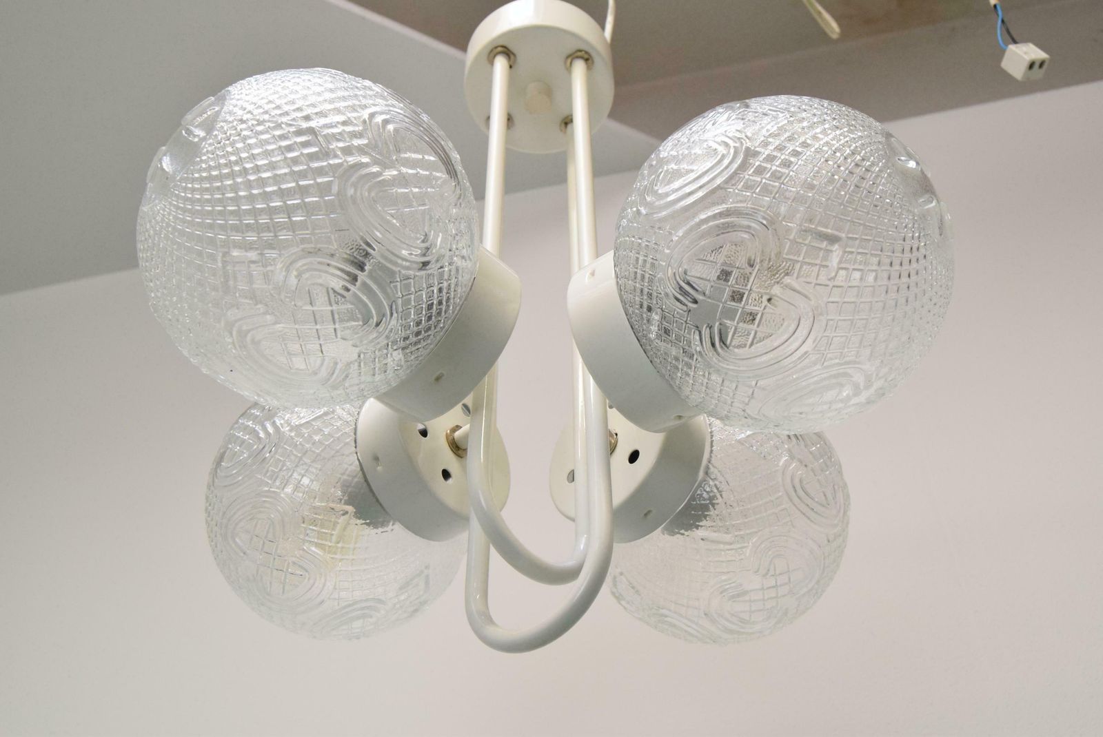Mid Century Designed Chandelier By Jilove U Decina, 1970's. photo 462.0