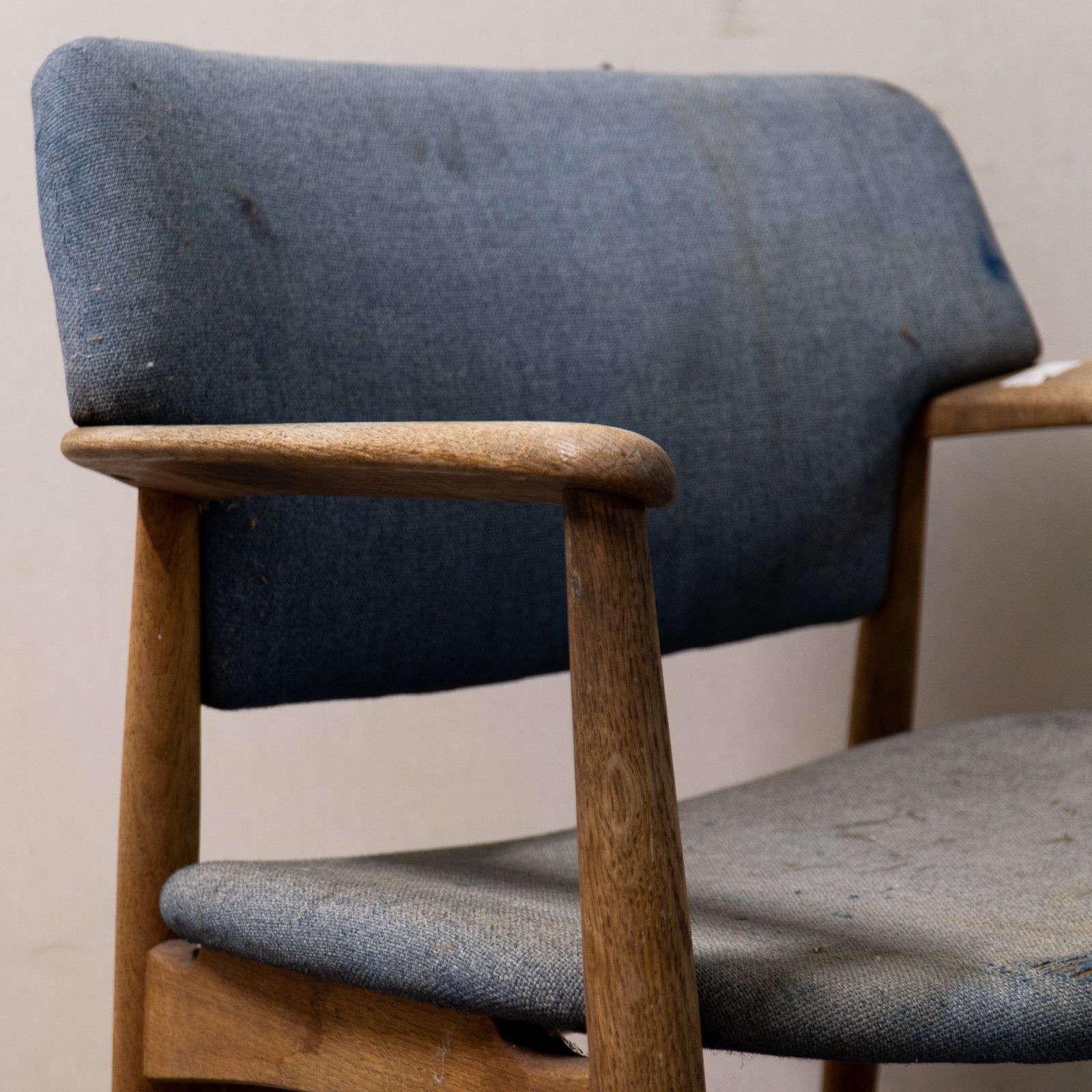 photo for sale Ejner Larsen & Aksel Bender Madsen Oak Armchair