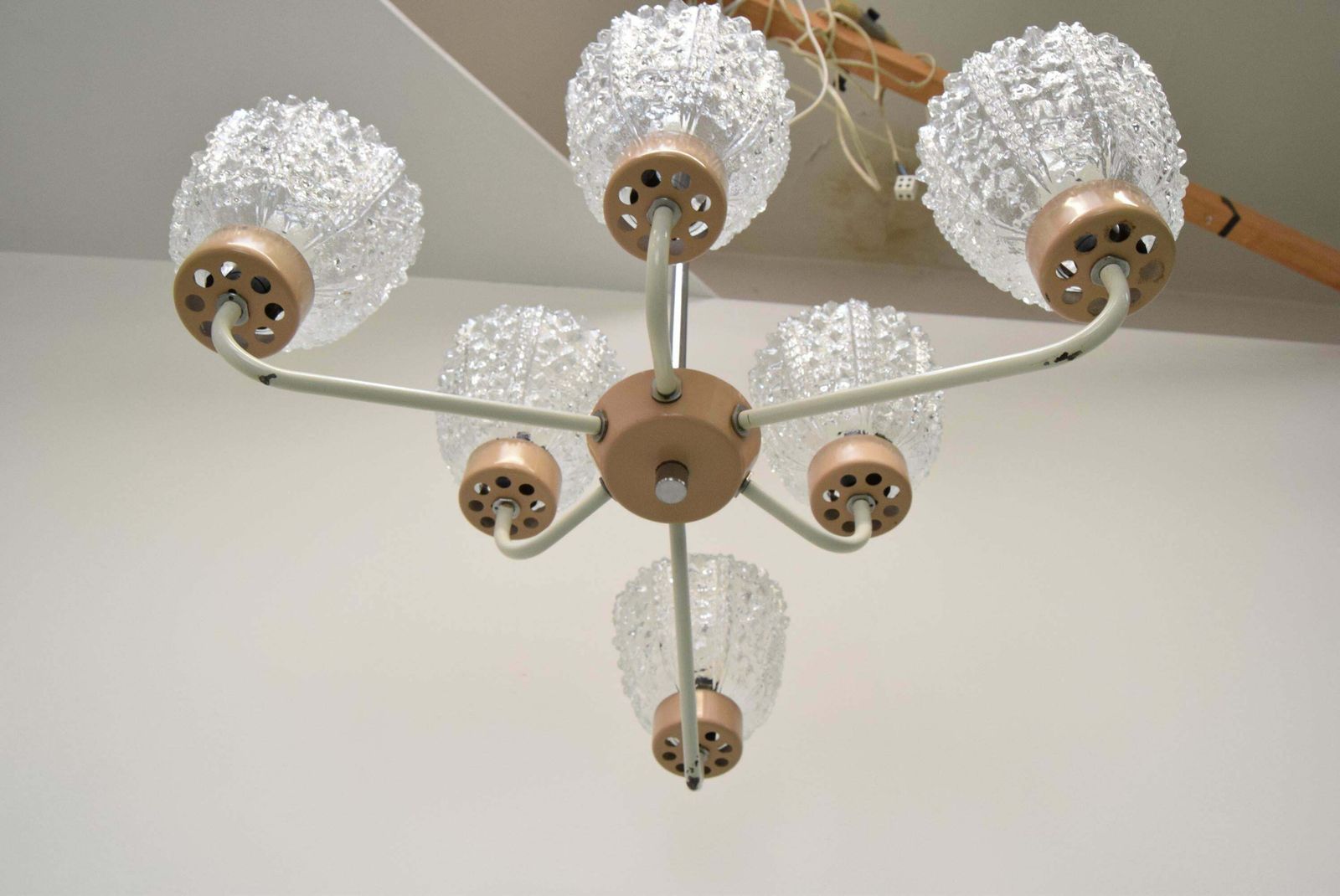 Mid Century Chandelier By Jilové U Děčína, 1970's. photo buy