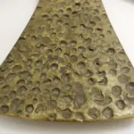 Hammered Brass Dining Table By Luciano Frigerio, 1980s photo 5050.0
