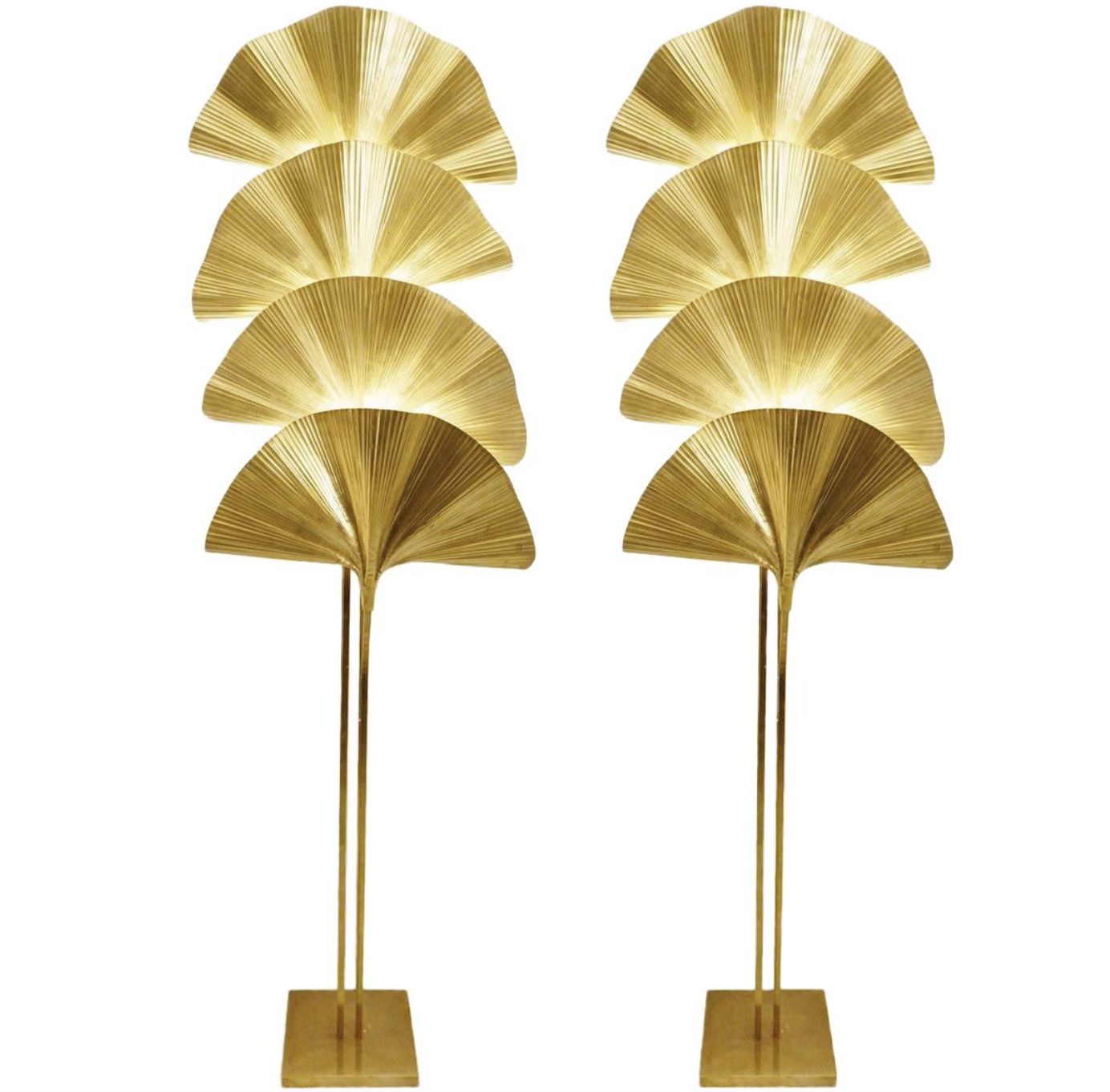 Extra Large Floor Lamp In The Style Of Barbi, 2 Available