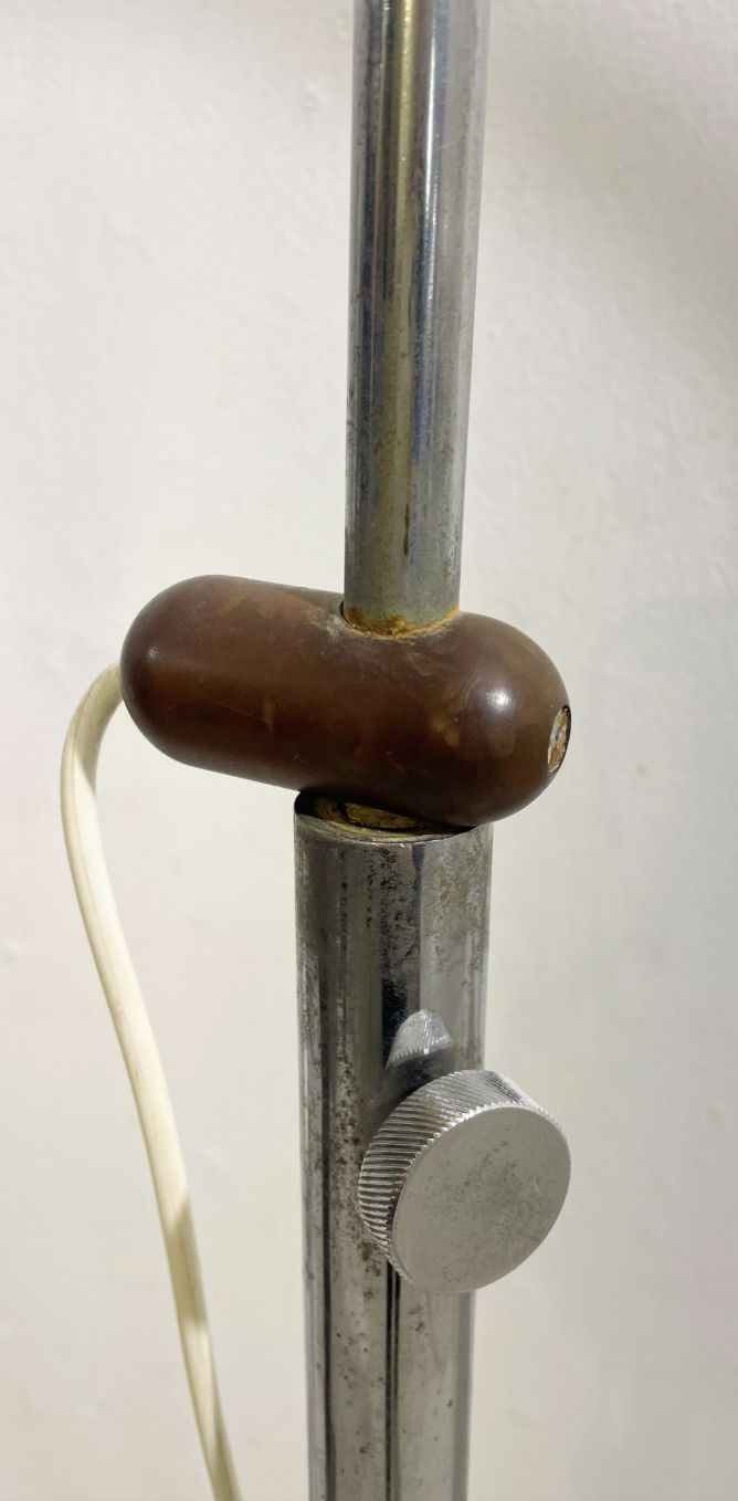 Mid Century Modern Metal Floor Lamp By Borsfay Tamas, Hungary, 1970s photo furniture