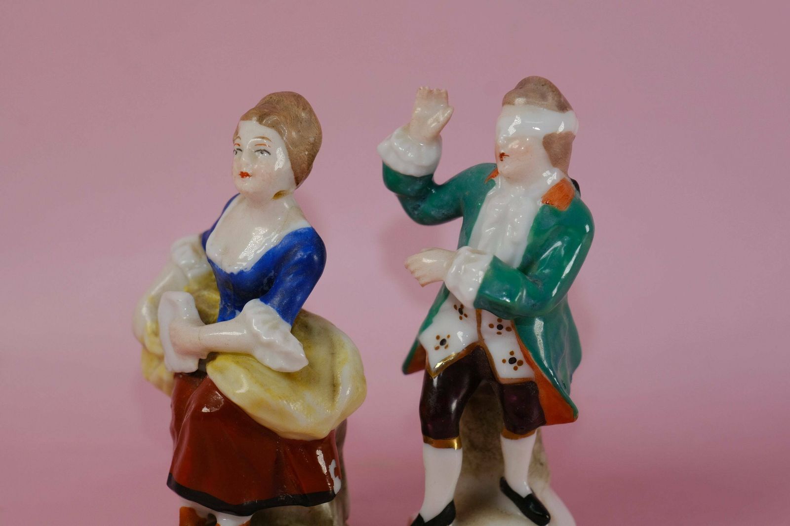 Porcelain Figurines, Chelsea, Edme Samson photo 65.0
