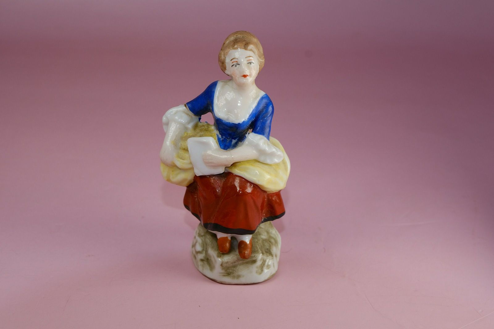 Porcelain Figurines, Chelsea, Edme Samson photo vintage