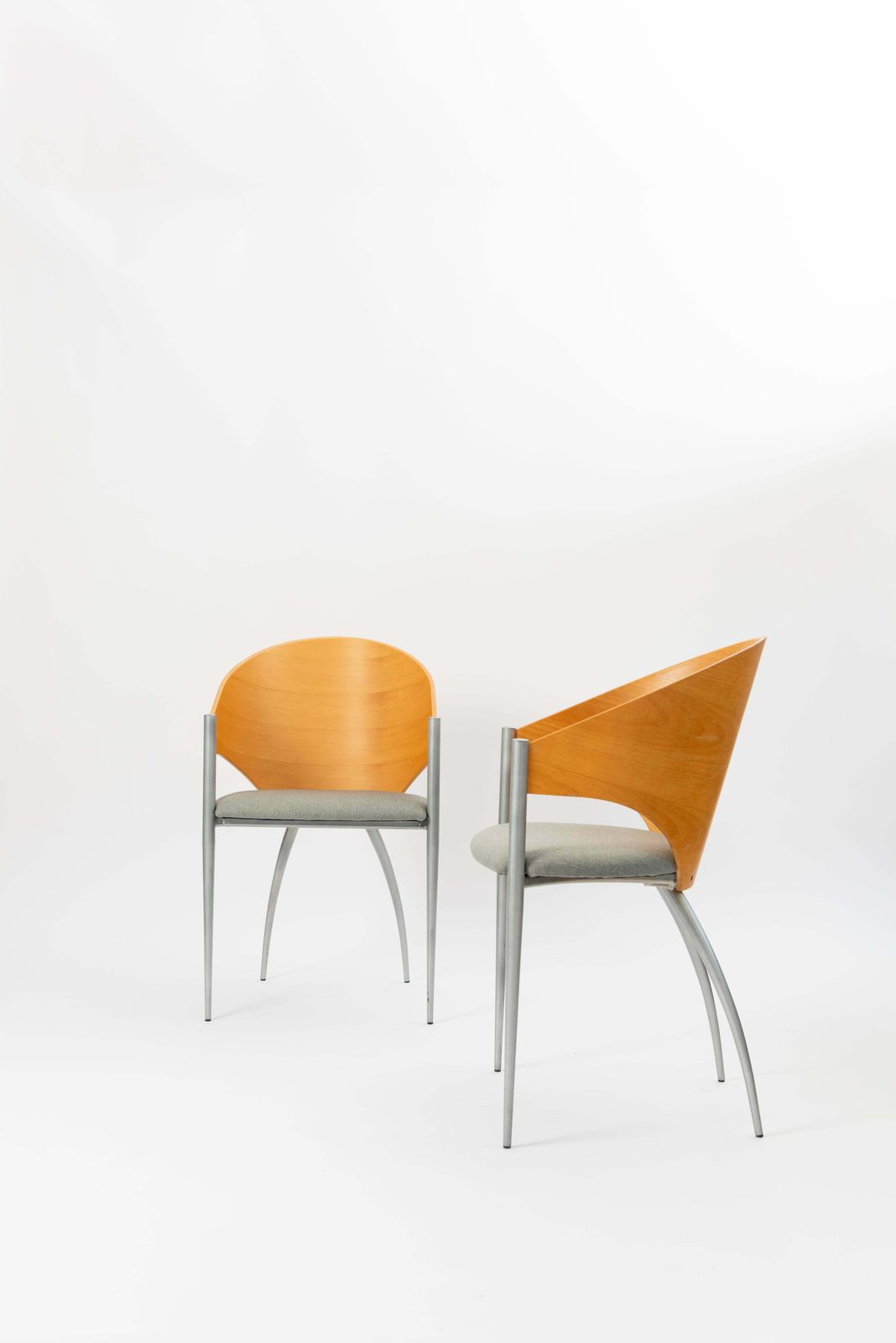 Set Of 2 Italian Postmodernist Chairs By Cattelan Italia photo buy
