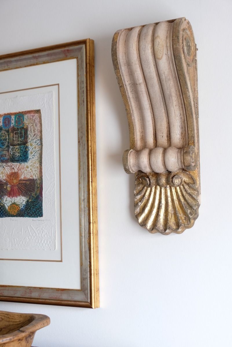 Architectural Pair Of Carved Giltwood Oak Corbels photo 1280.0