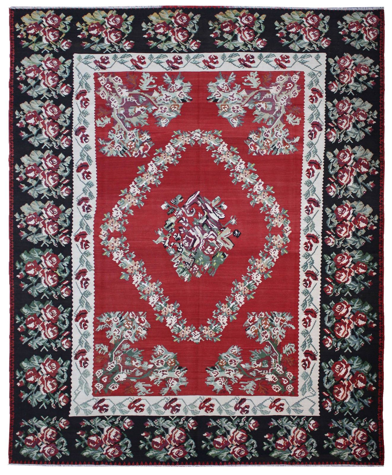Fine Vintage Caucasian Kilim