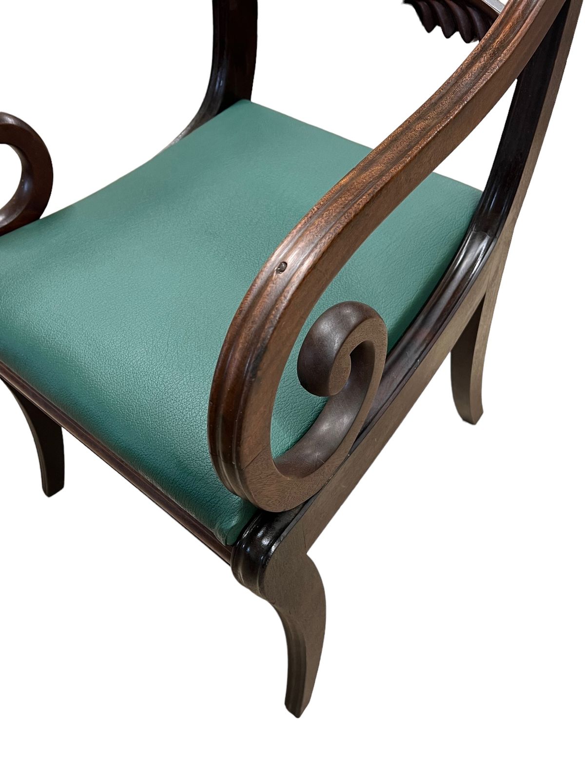 Vintage Regency Style Office Arm Chair photo vintage