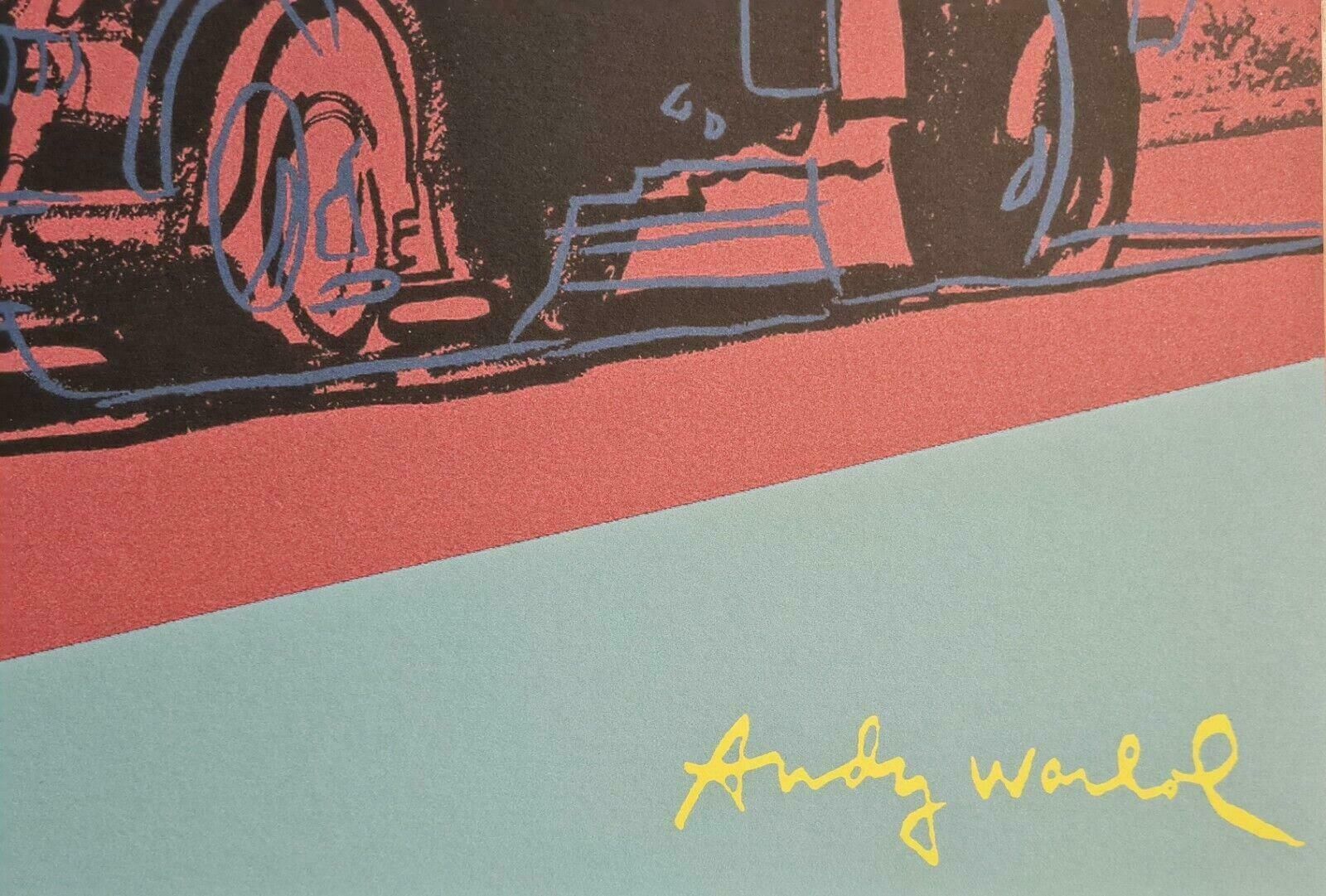 1980s Carnegie Museum Of Art Andy Warhol Vintage Lithograph Red "Truck" photo 672.0