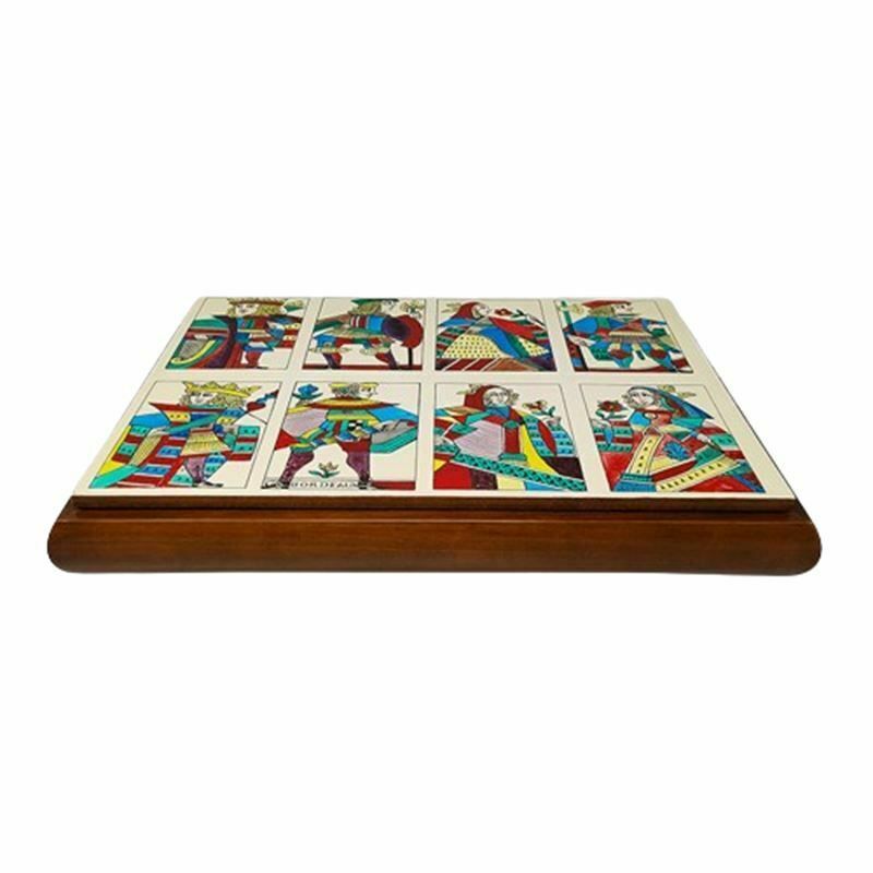 1960s Original Gorgeous Playing Cards Box By Piero Fornasetti In Excellent Condition. Made In Italy