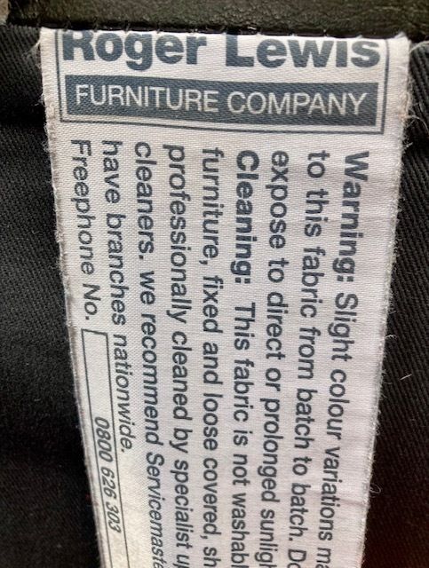 photo furniture Black Leather Club Chair From Heals By Designer Roger Lewis