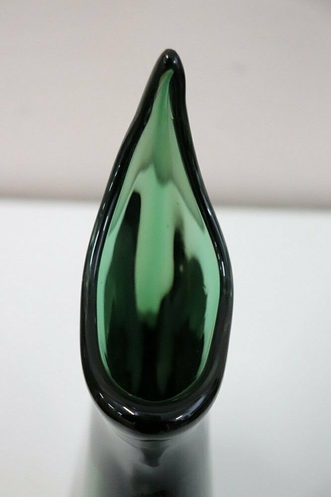 Tall Italian Vase In Murano Art Glass Attributed To Flavio Poli For Seguso, 1960s photo 2291.0