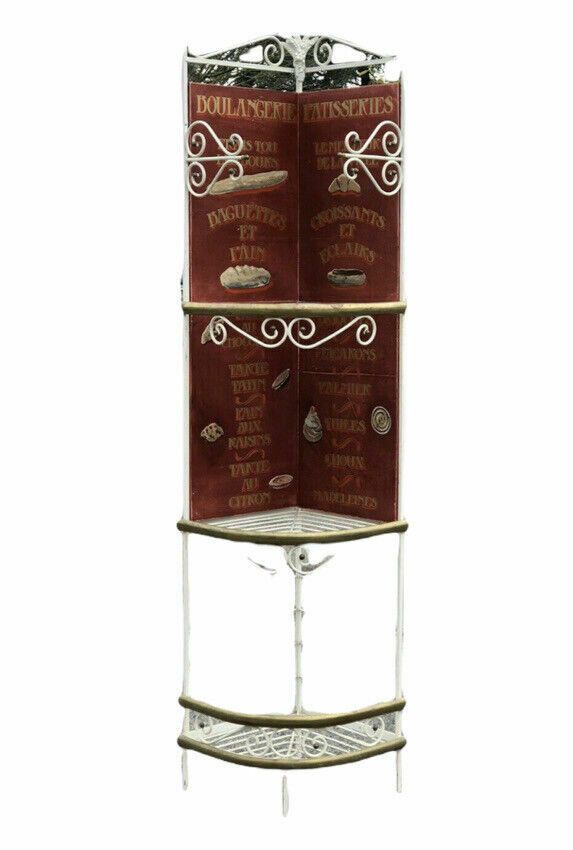 French Bakers Shelves With Hand Painted Decoration photo vinterior