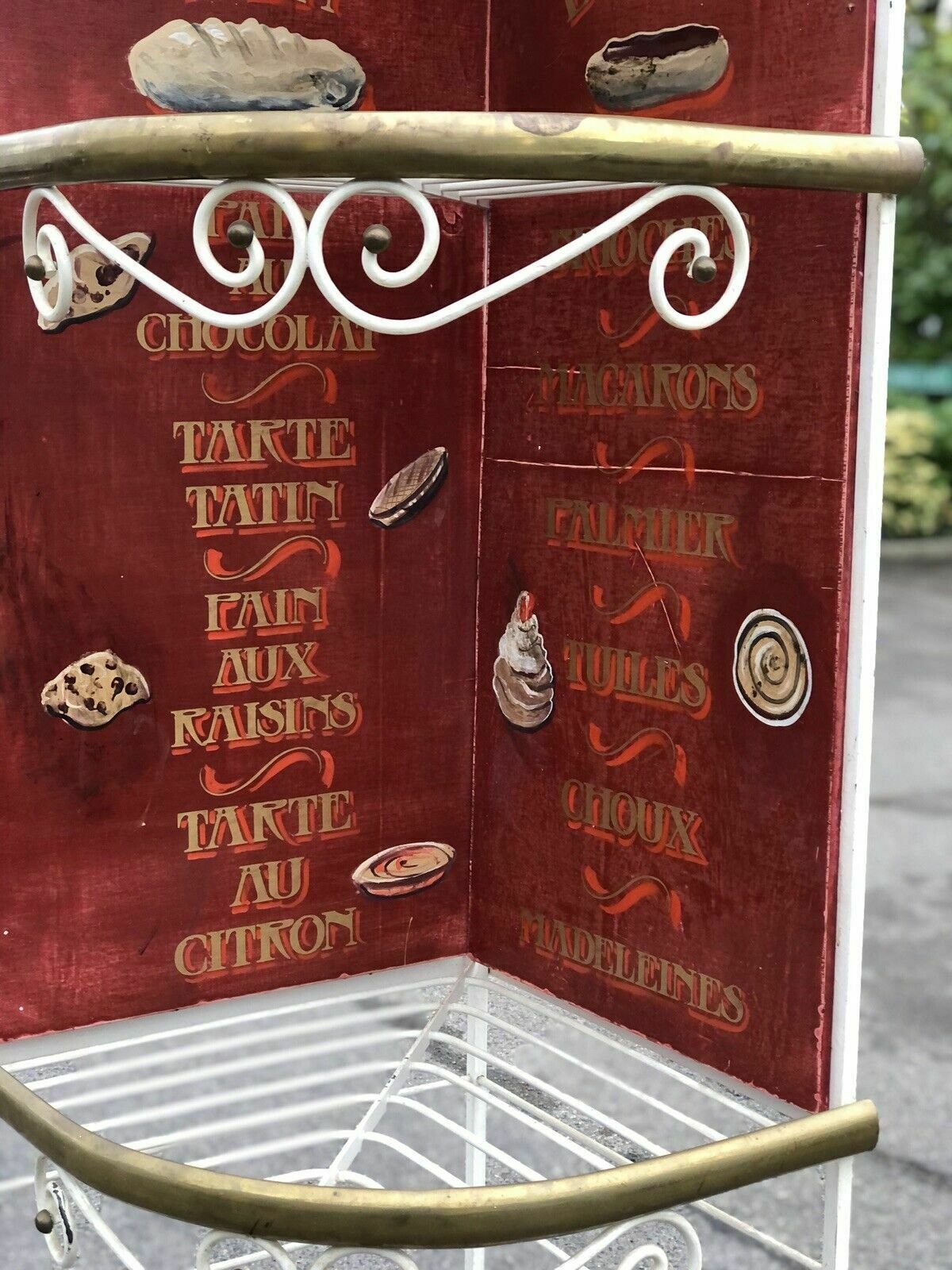 photo furniture French Bakers Shelves With Hand Painted Decoration