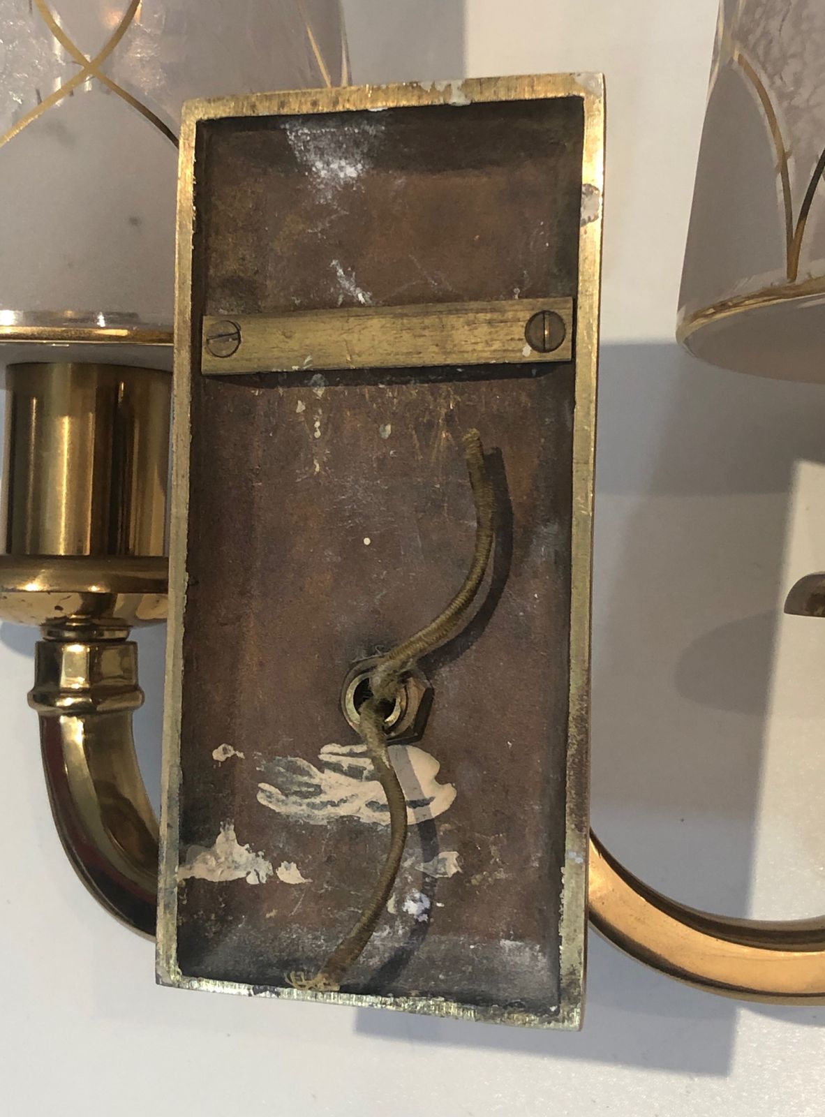 Pair Of Art Deco Sconces In The Taste Of Perzel. photo vinterior