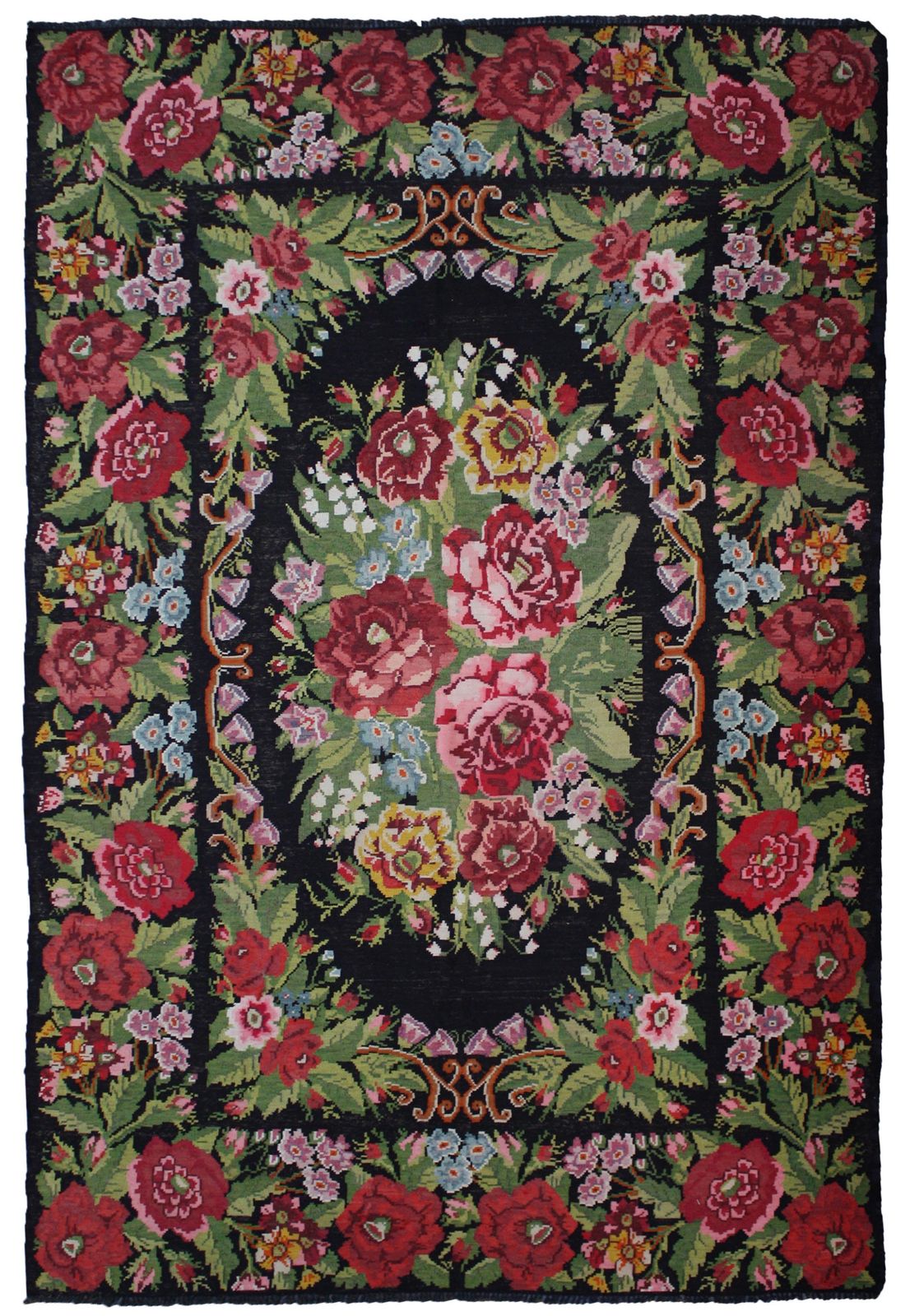 Fine Vintage Caucasian Kilim