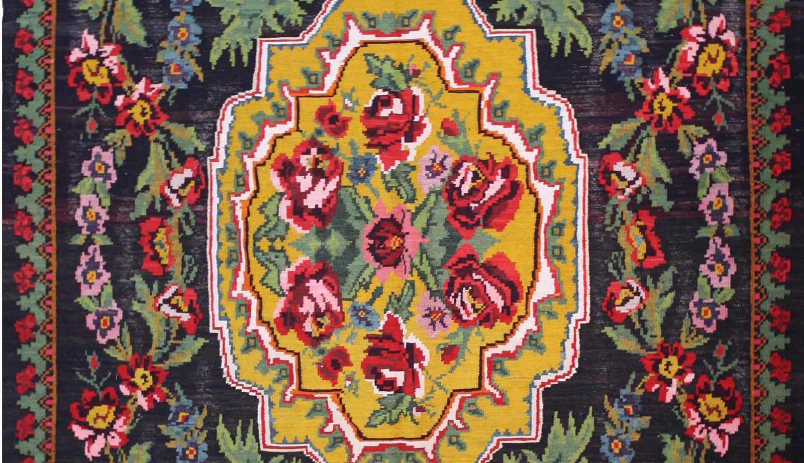 Fine Vintage Caucasian Kilim photo furniture