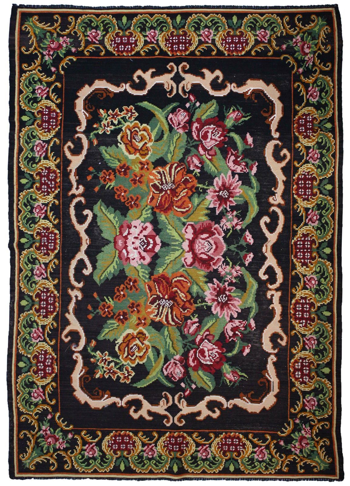 Fine Vintage Caucasian Kilim