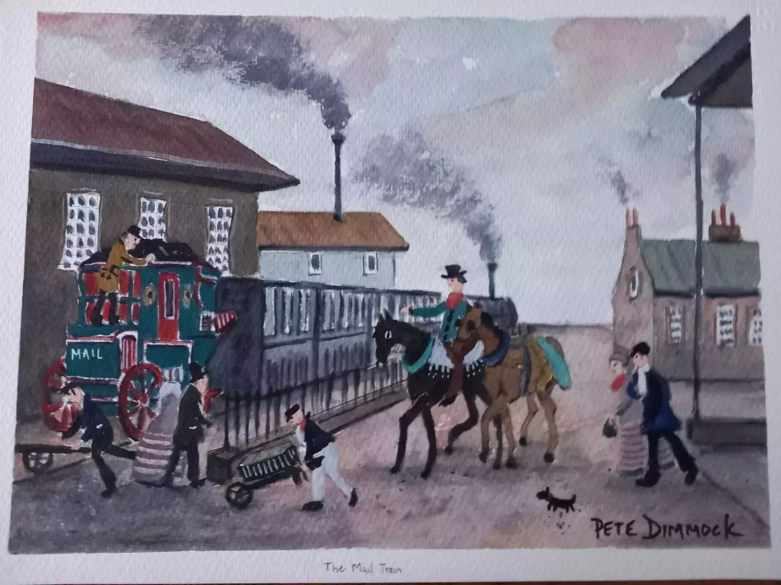 Watercolour Painting By Northern Artist Pete Dimmock