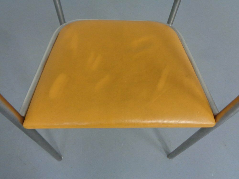 photo vintage Minimalist Tubular Steel Armchairs By Thomas Wendtland, 1970s, Set Of 2