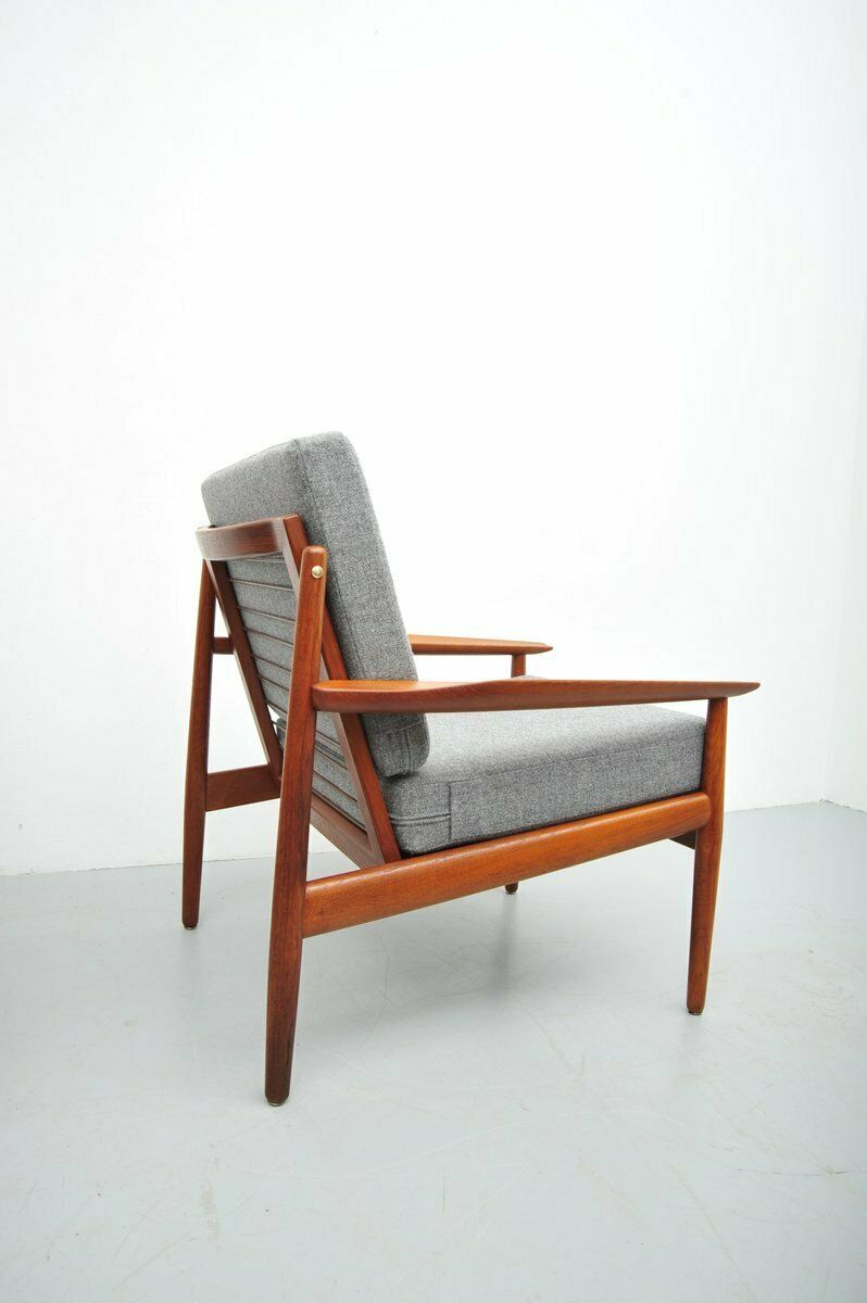 Furniture Teak Armchairs By Arne Vodder, Set Of 2 photo