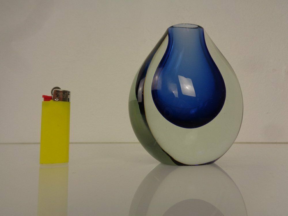 Murano Sommerso Glass Vase, Italy, 1960s photo furniture