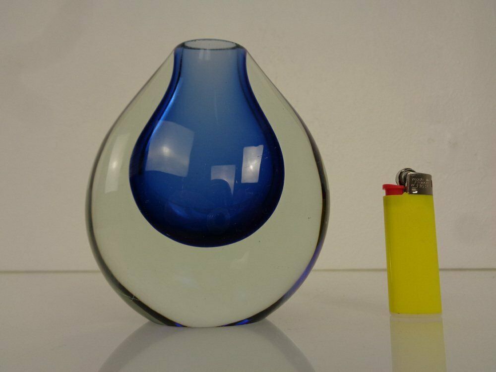Murano Sommerso Glass Vase, Italy, 1960s photo 213.0
