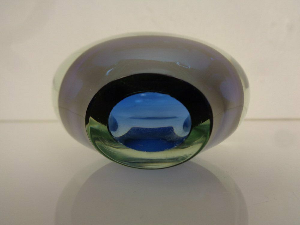 photo vinterior Murano Sommerso Glass Vase, Italy, 1960s