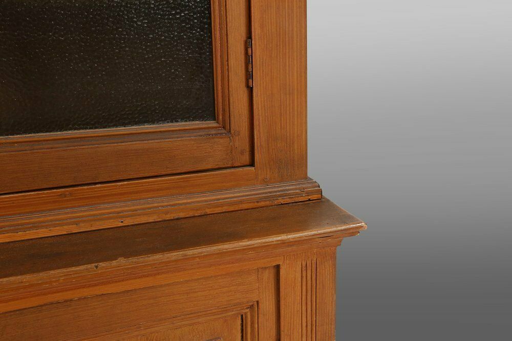 photo buy 12 Door Monastery Or Display Cabinet In Pine, Belgium, 1890s