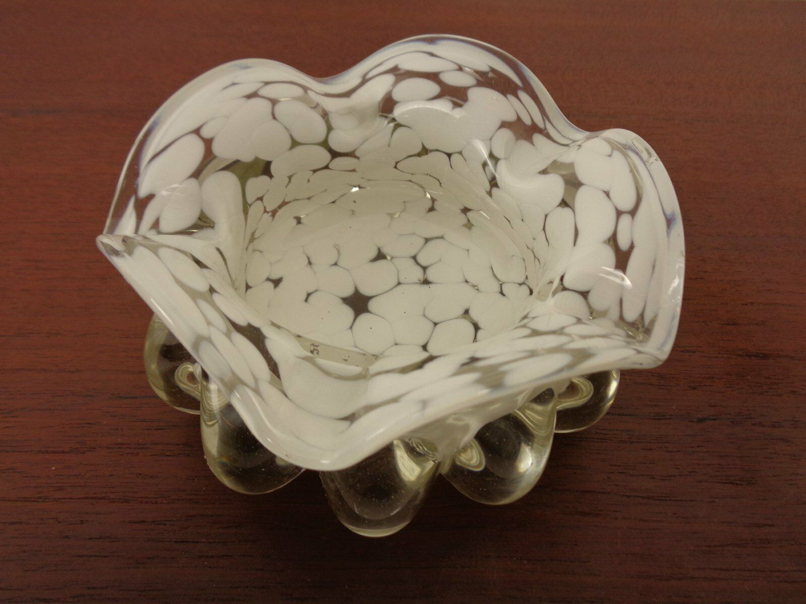 Murano Glass Ashtray From Barovier & Toso, Italy, 1960s photo vintage