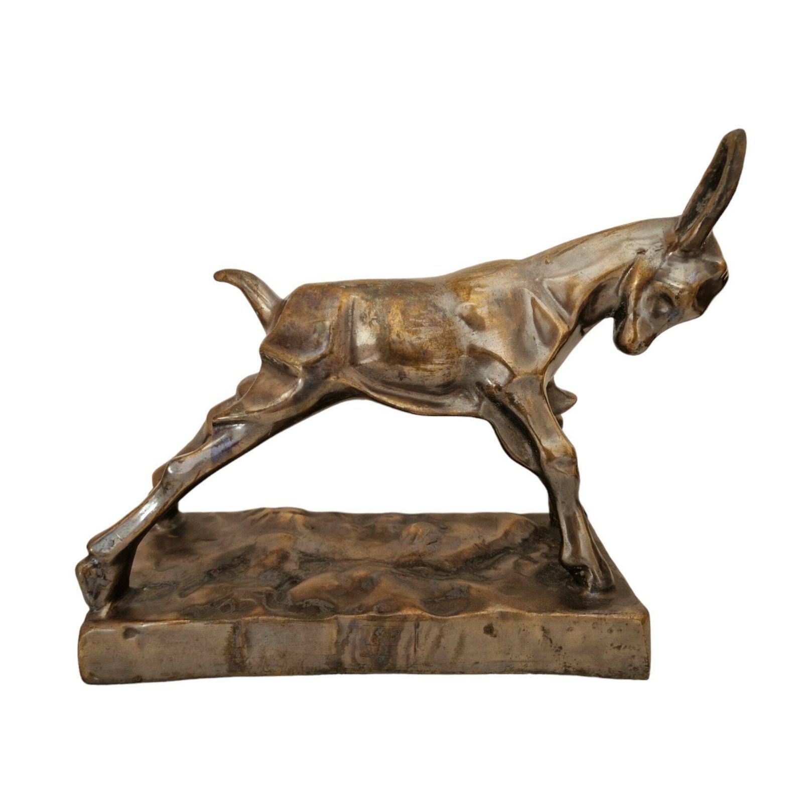Mid Century Goat Kid Sculpture, Farm Animal Art, Country Home Decor