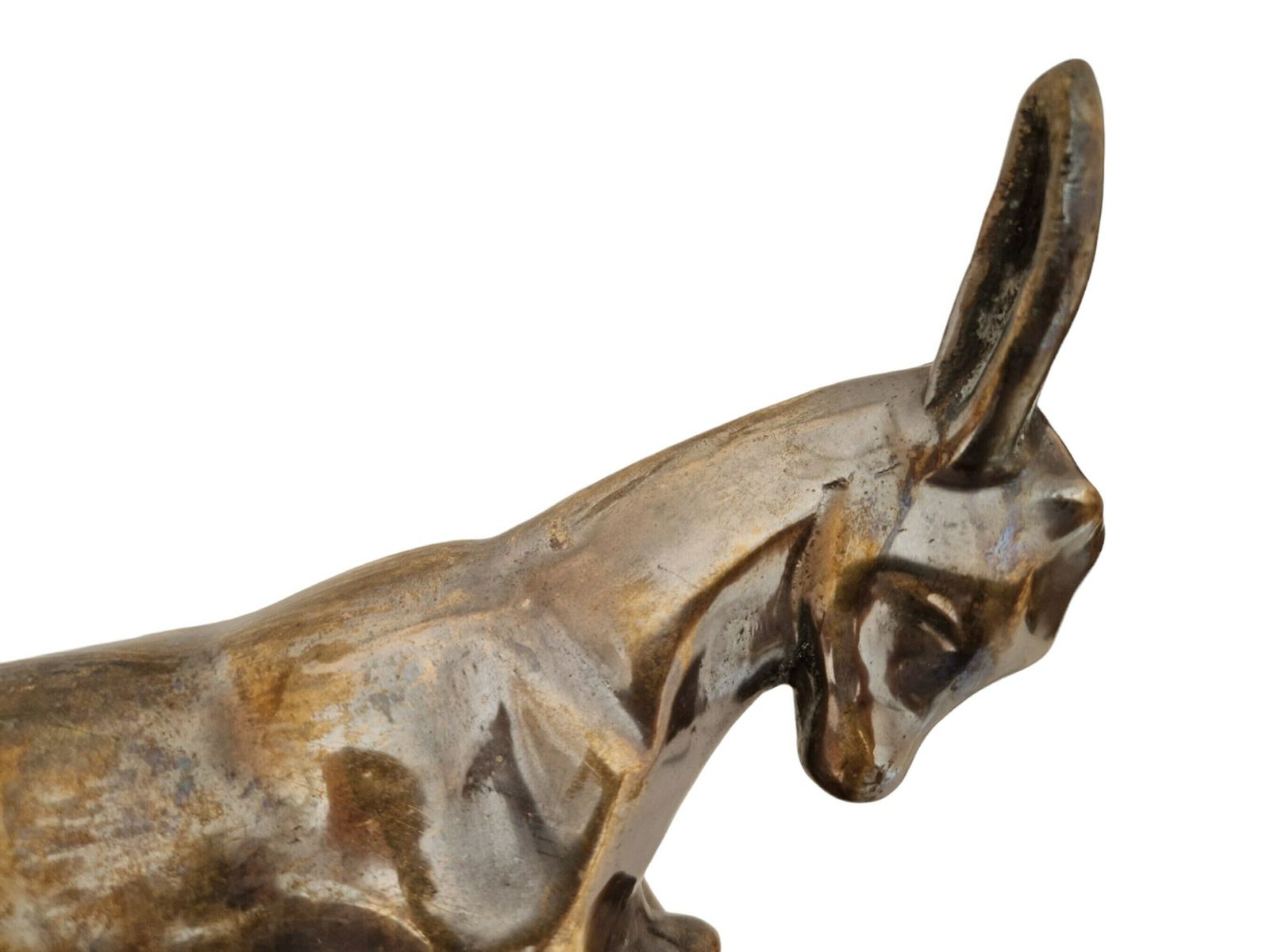 photo furniture Mid Century Goat Kid Sculpture, Farm Animal Art, Country Home Decor