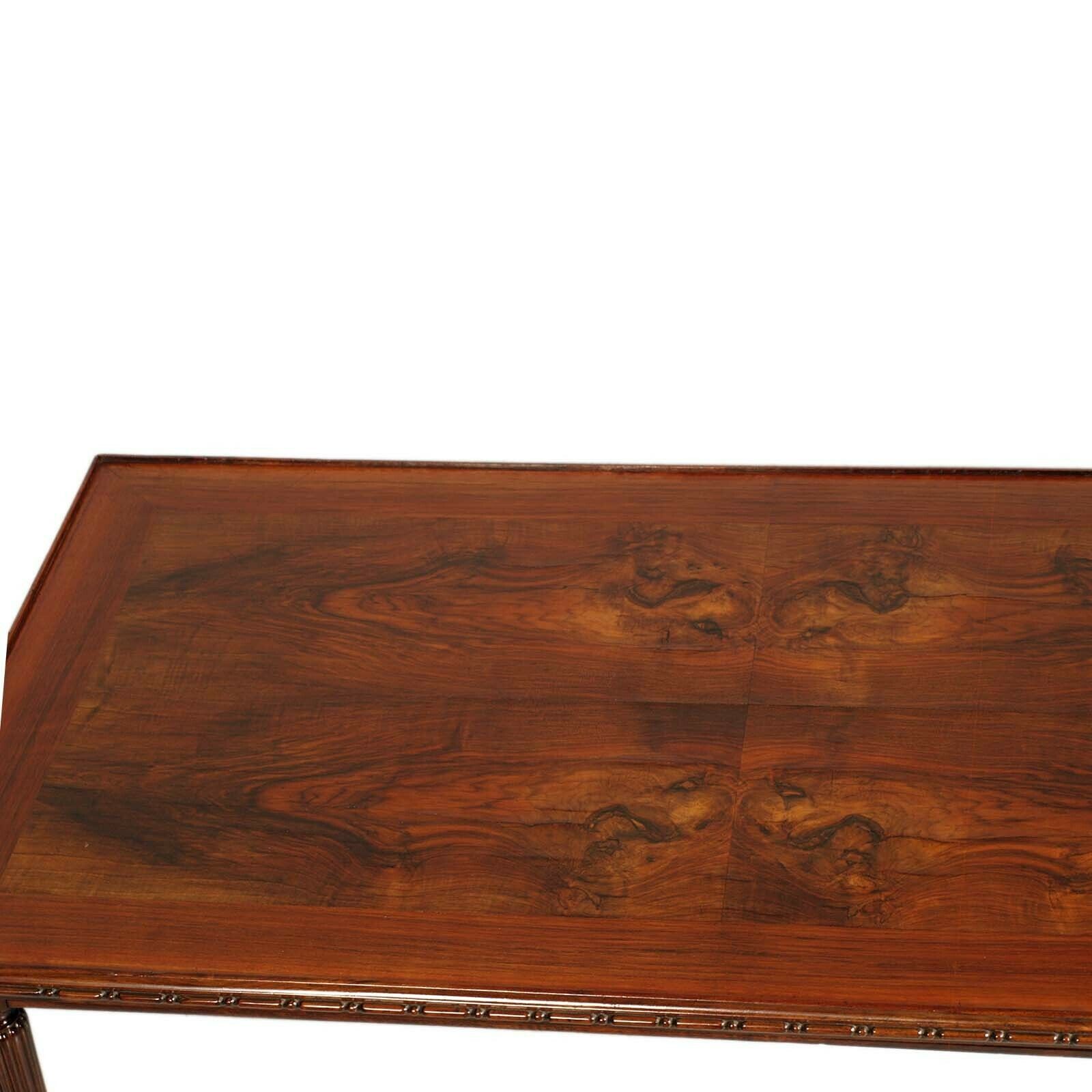 Mid Century 1920s Coffee Table By Consorzio Esposizione Cantù, Gio Ponti Style, In Walnut photo Furniture