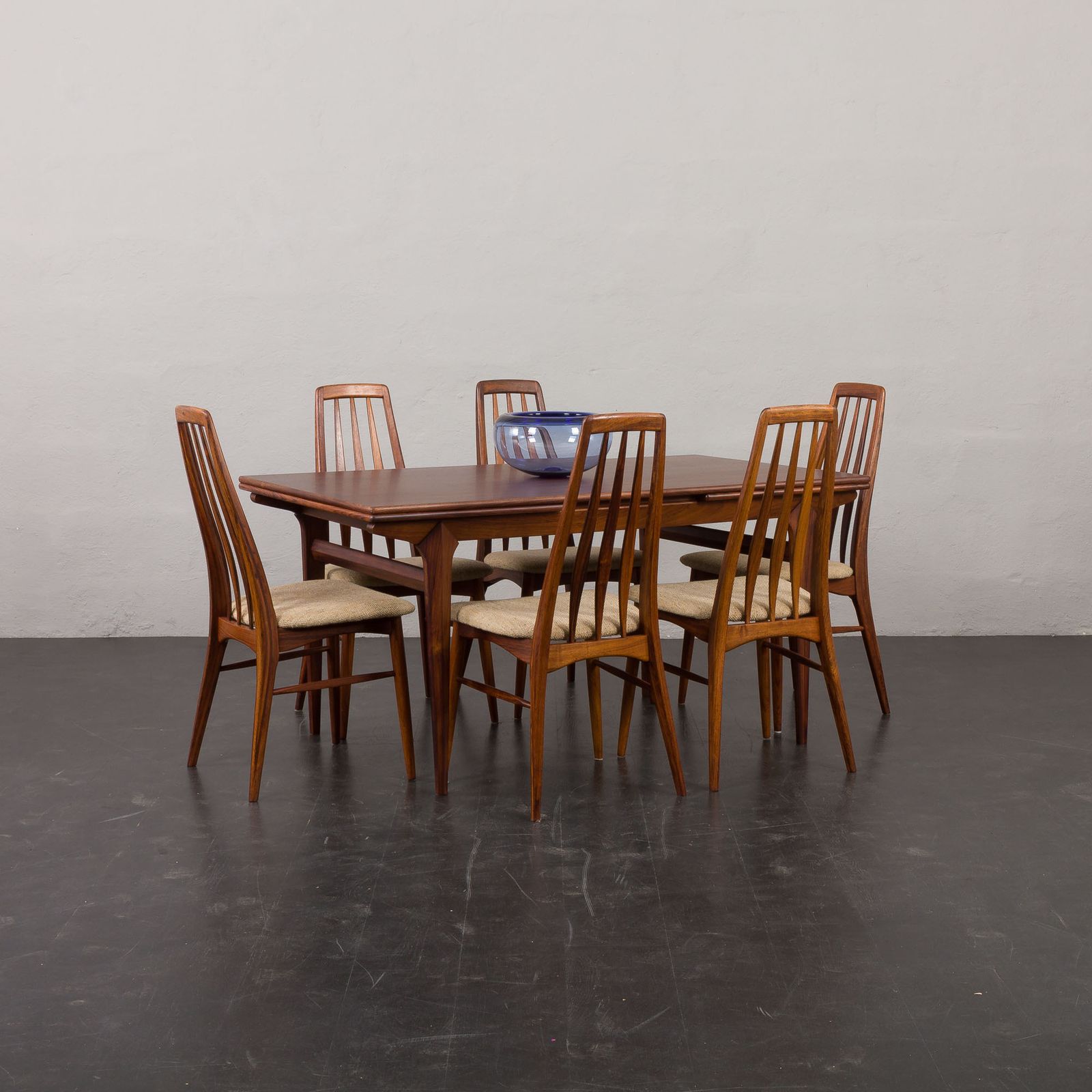 Danish Rosewood Dining Chairs Eva By Niels Koefoed For Koefoeds Hornslet, 1960s photo for sale