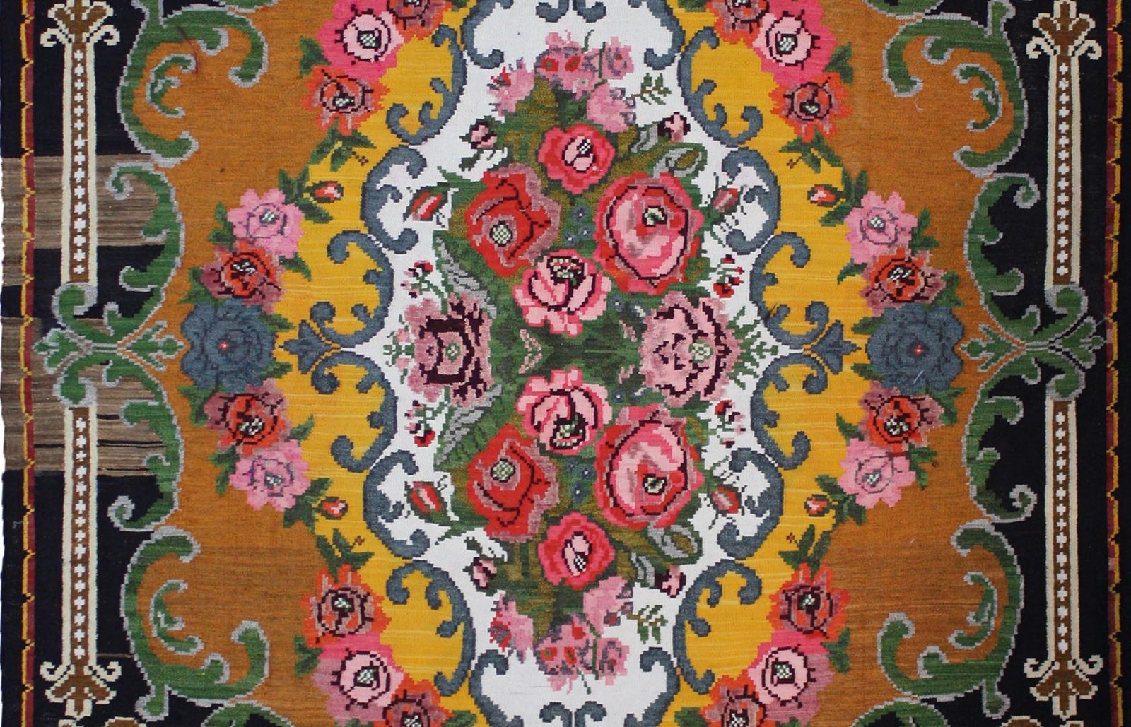 Fine Vintage Caucasian Kilim photo for sale