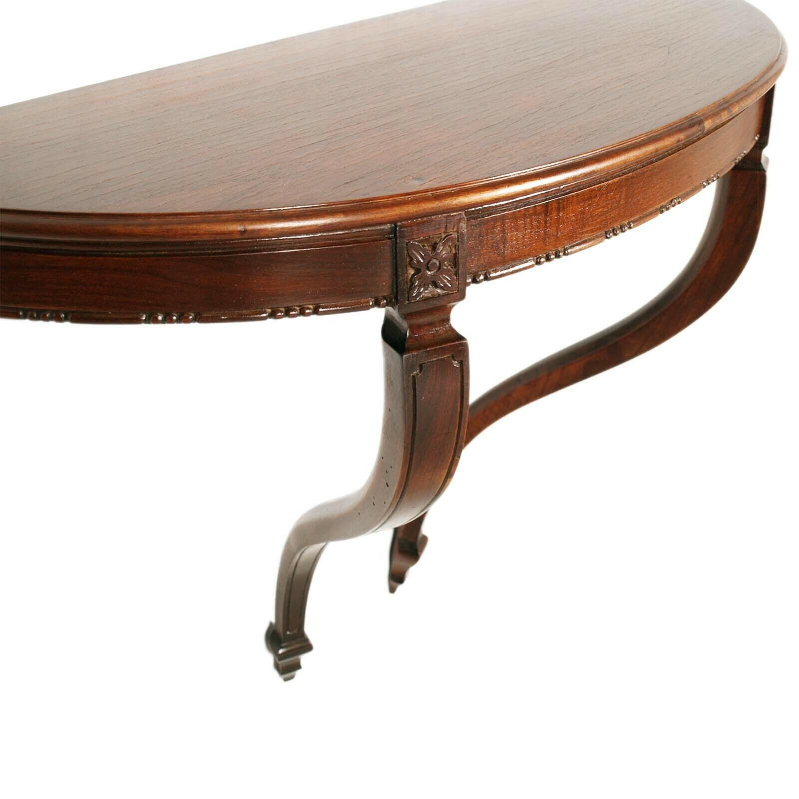 Early 1900s Venetian  Empire Console, In Carved Walnut By Bassano's Ebanistery photo furniture