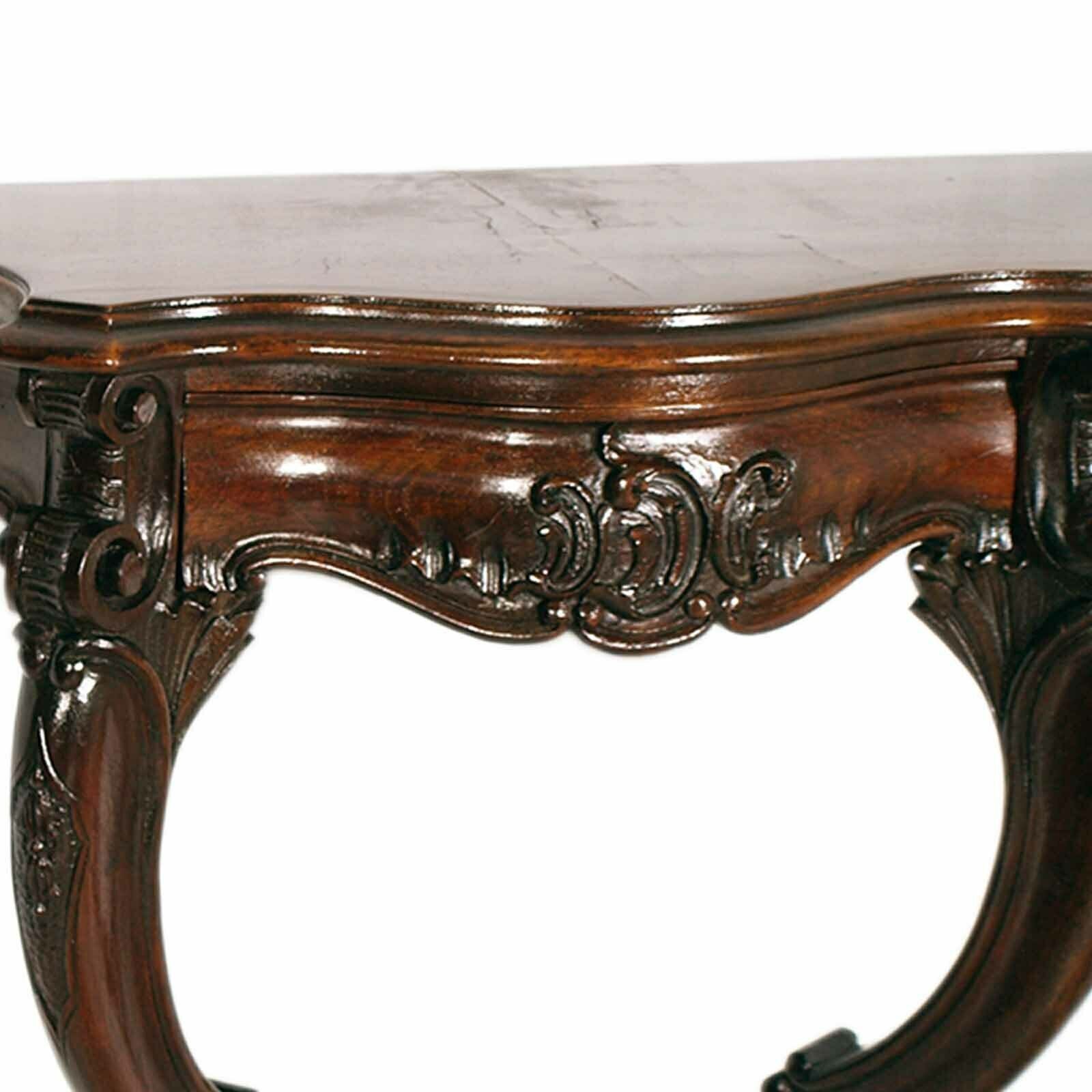 Florence Neo Baroque  Nightstand By Dini And Puccini, Hand Carved Walnut Bedside Table photo vinterior