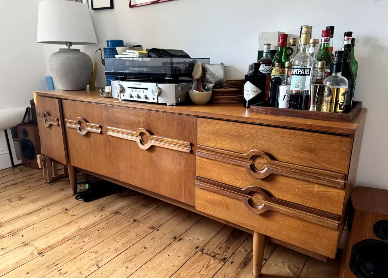 Vintage 1970s Stonehill Teak Sideboard Danish Mid Century photo 599.0