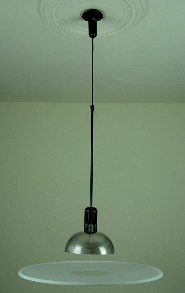 Vintage Frisbi 850 Pendant Lamp By Achille Castiglioni For Flos, 1980s photo furniture