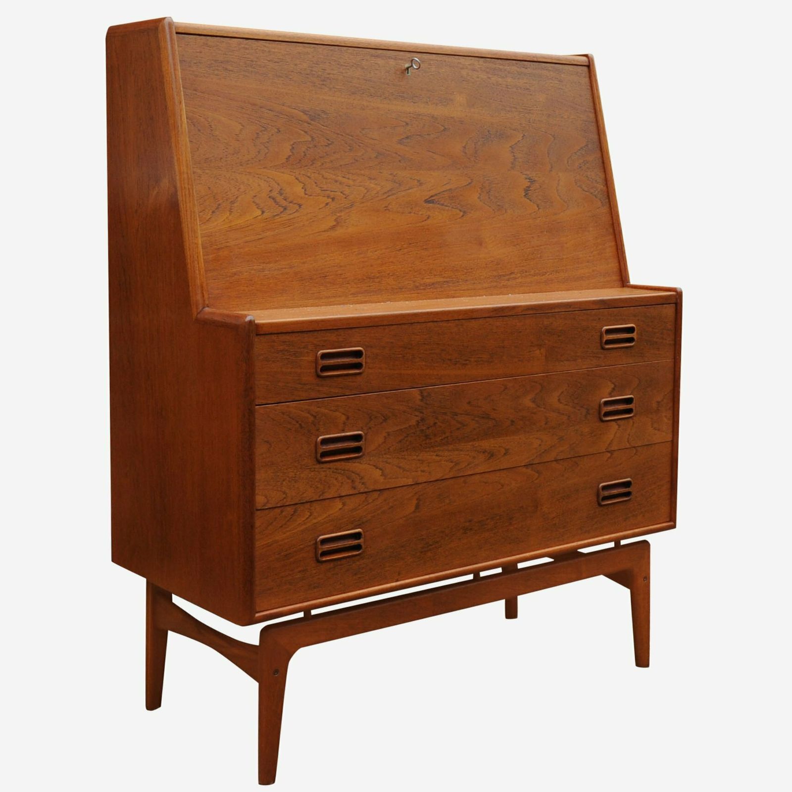 Vintage Danish Bureau/ Desk By Arne Hovmand Olsen For Mogens Kold, 1960s
