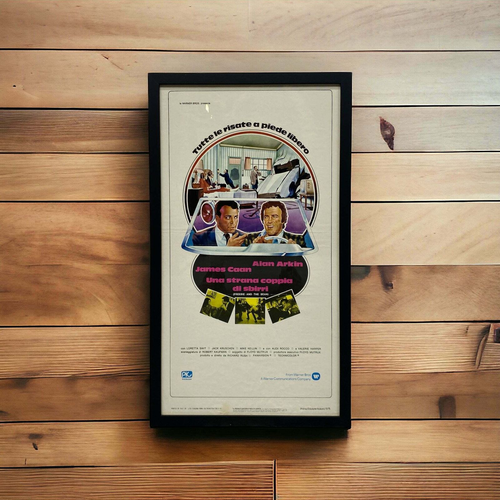 Movie Poster Freebie & The Bean 1970s photo furniture