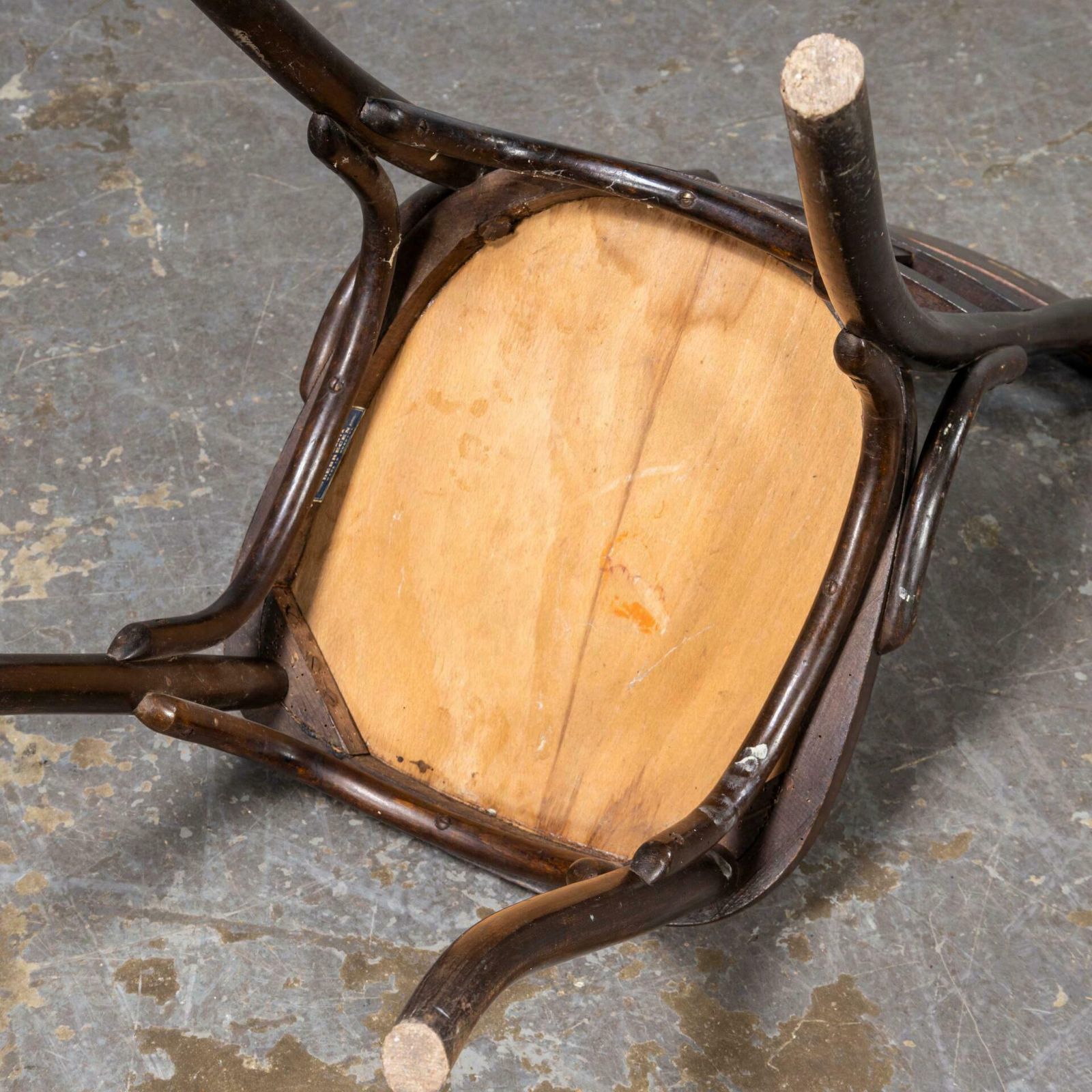 1940’s’s Early Debrecen Bentwood Dining Chairs – Pair photo for sale