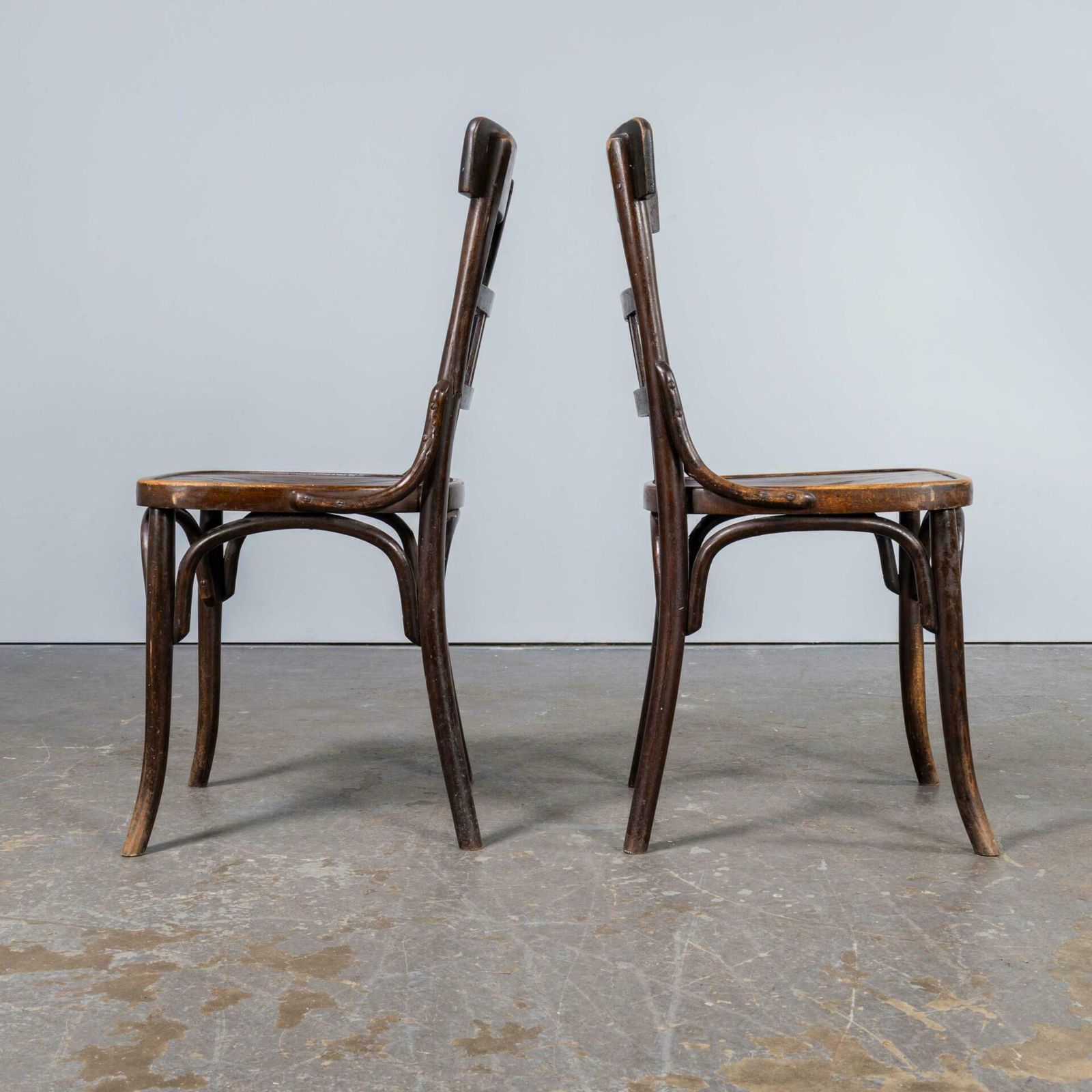 1940’s’s Early Debrecen Bentwood Dining Chairs – Pair photo vintage