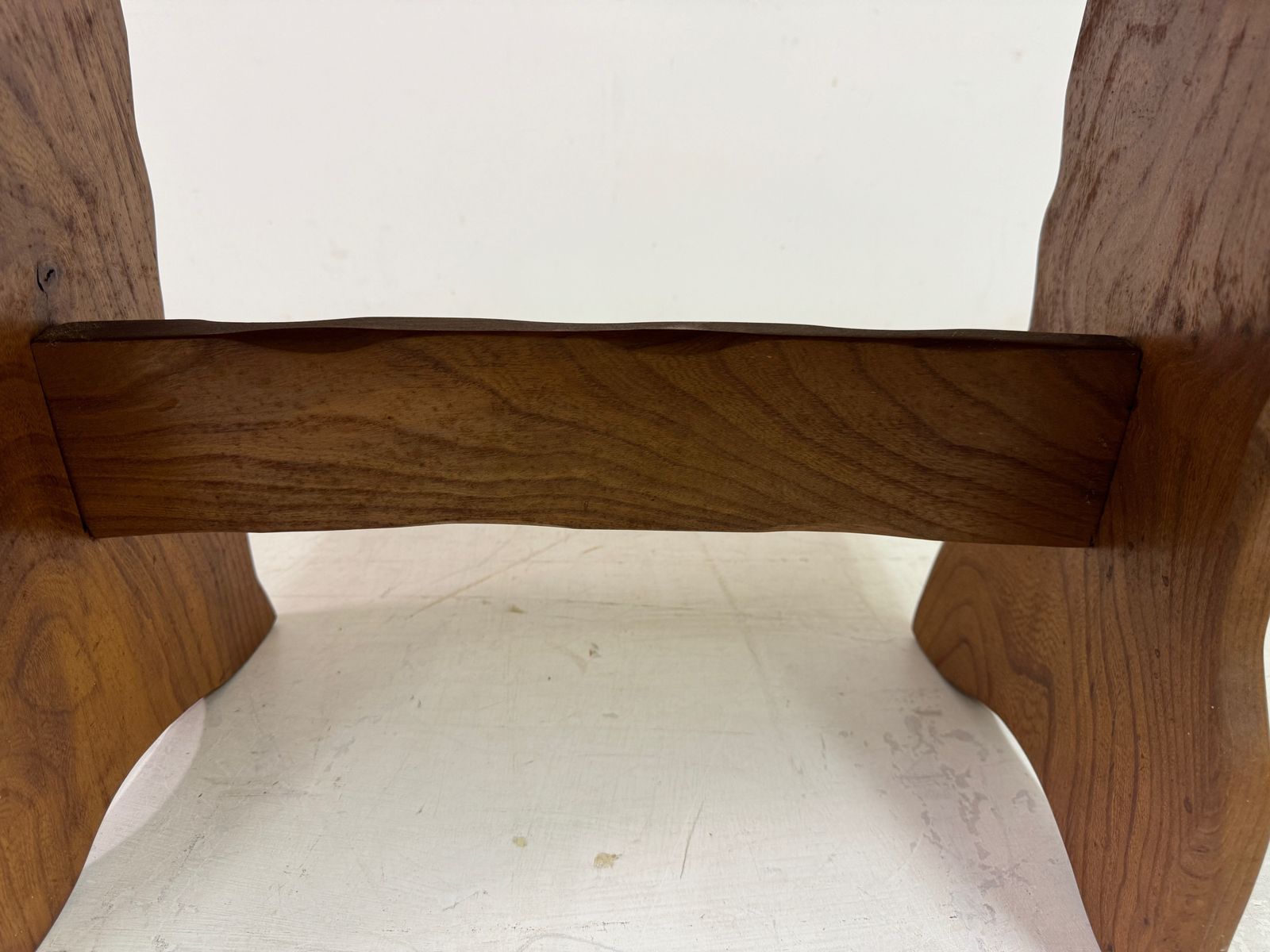 Mid Century Elm Side Table photo furniture