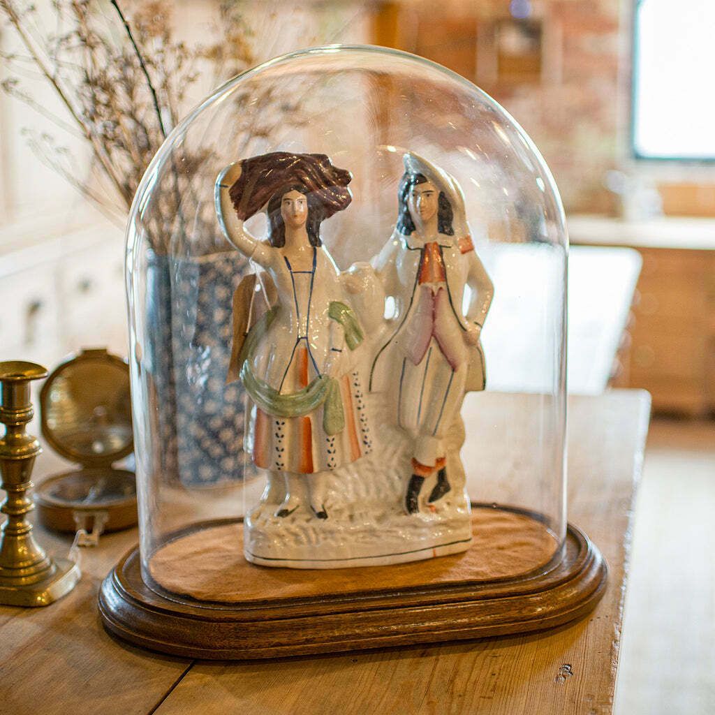 Large Antique Carriage Clock Dome, English, Glass, Display, Showcase, Victorian photo furniture