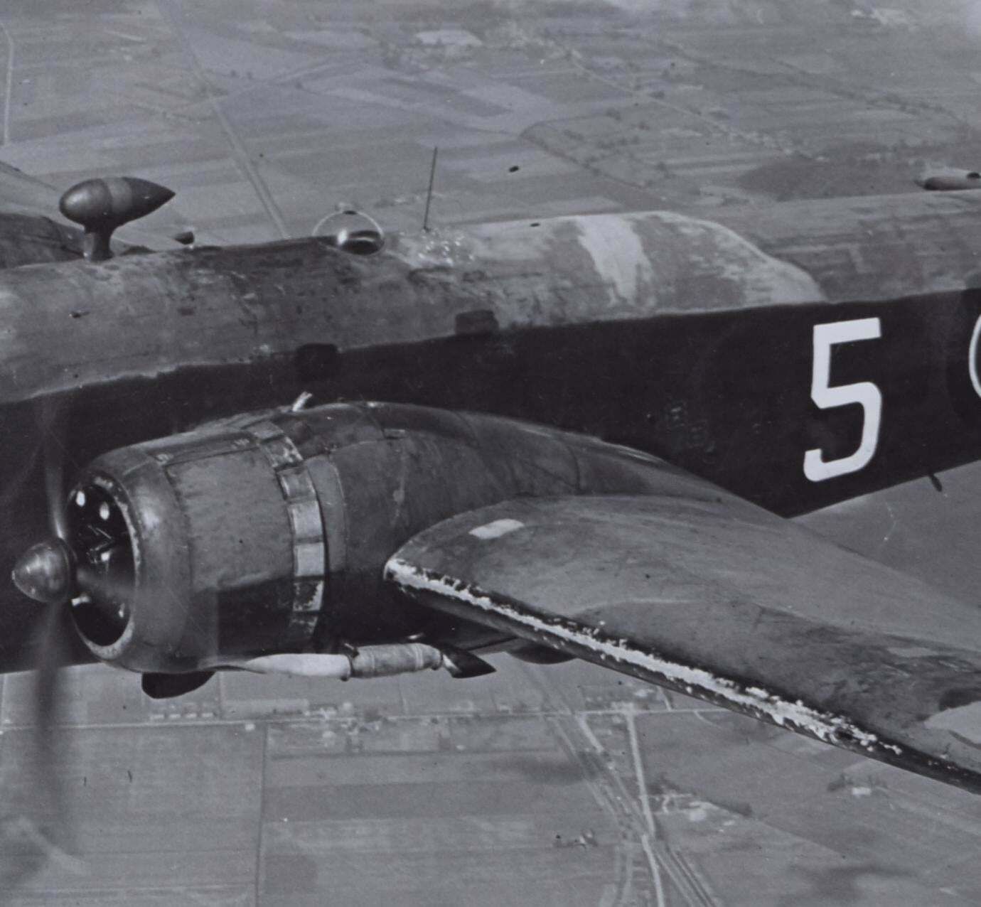 Charles E Brown Wellington Bomber Ww2 War Plane Silver Gelatin Photograph By Charles E Brown photo for sale