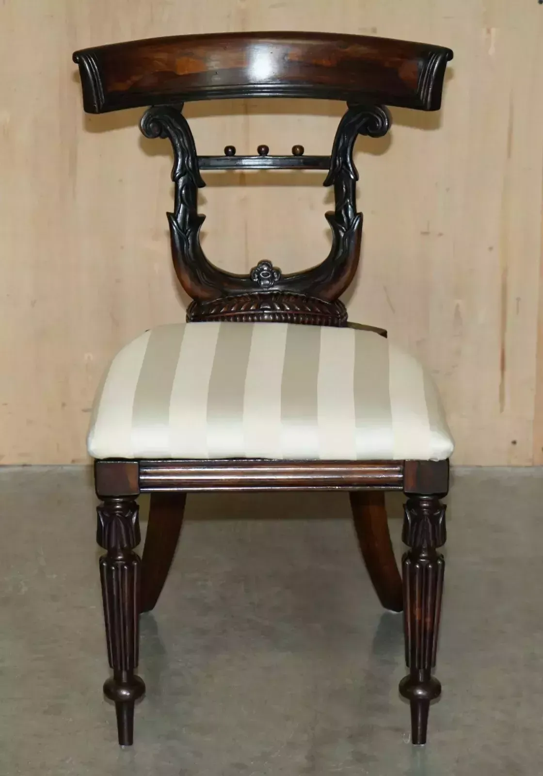 Six Gillows Of Lancaster Attributed Antique Rosewood Regency 1810 Dining Chairs photo for sale