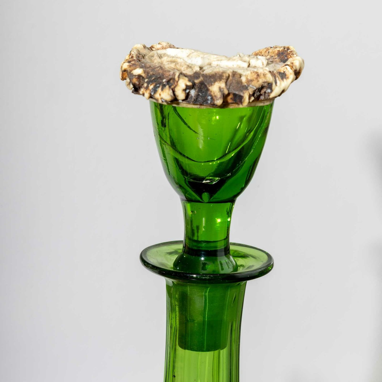 Glass Decanter In A Hunting Bottle Holder, Germany, Early 20th Century photo Home Decor